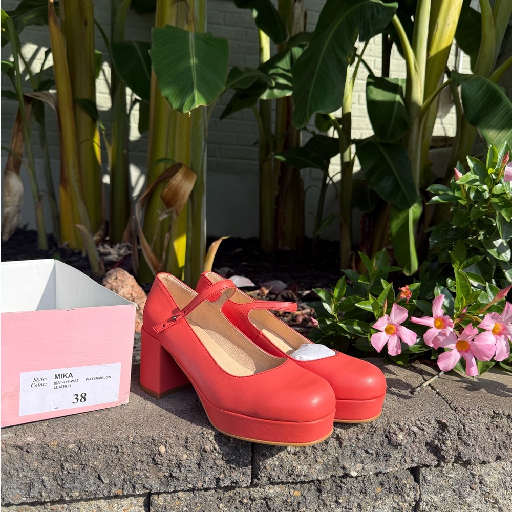 Intentionally Blank Mika Heels in Watermelon! 🍉💞